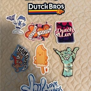 Dutch Bros lot of 9 stickers